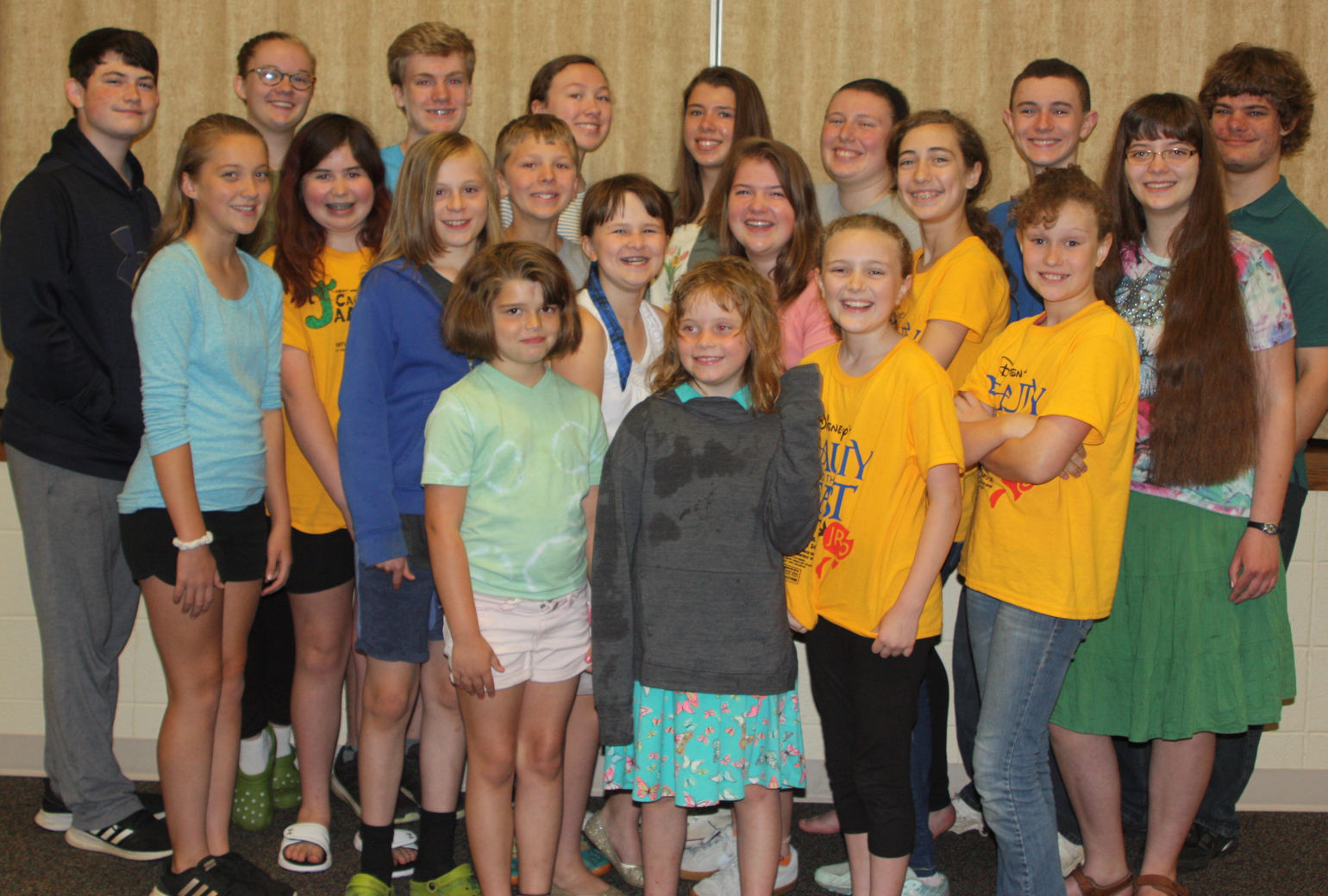 Deerfield Beauty and Beast Jr. cast members